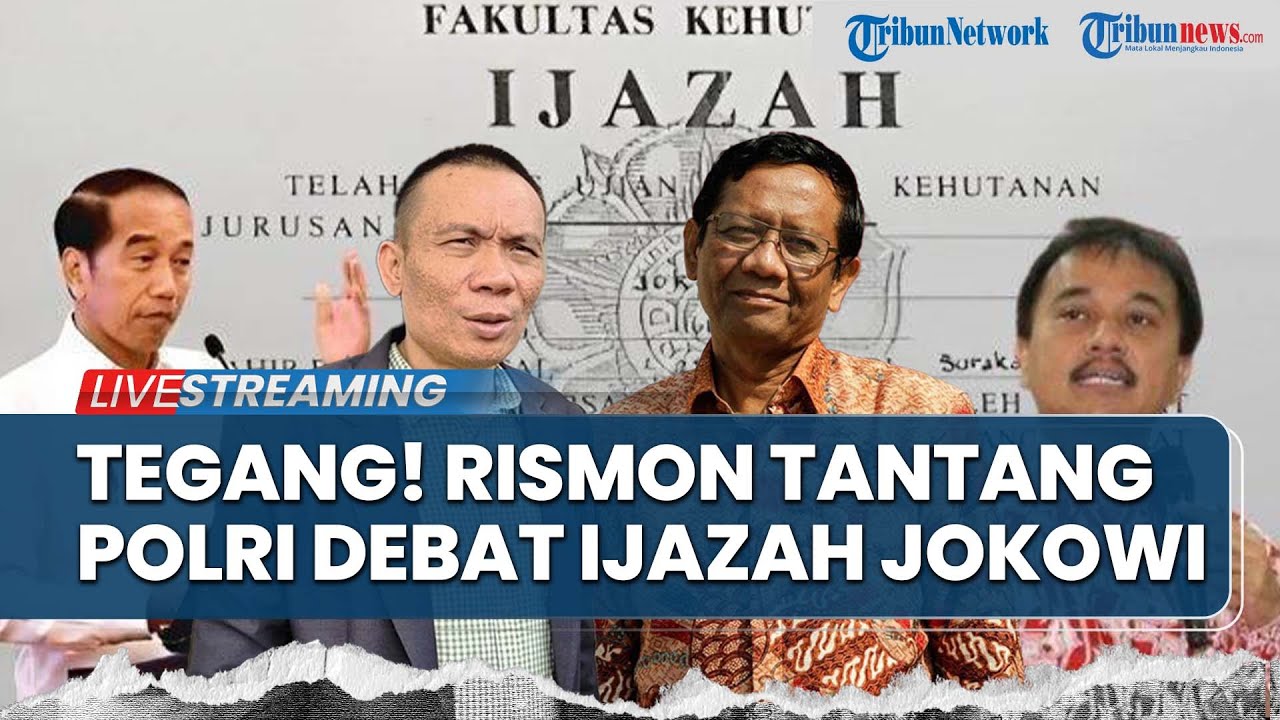Rismon Sianipar Tantang Polri Debat Keaslian Ijazah Jokowi hingga Mahfud MD Dukung Roy Suryo Cs?