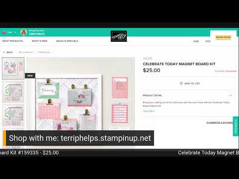 Celebrate Today Magnet Board Kit