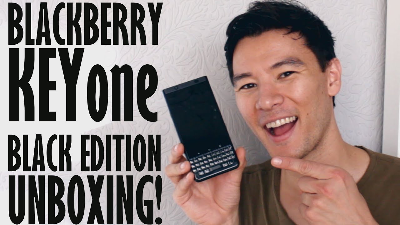 BlackBerry KEYone Black Edition Unboxing & First Impressions