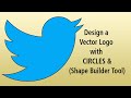 How To Design A Vector Logo With Circles Shape Builder Tool