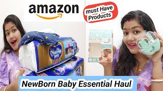 Amazon New Born Baby Essential Haul 2025 | Amazon Finds Baby Products | Krrish Sarkar