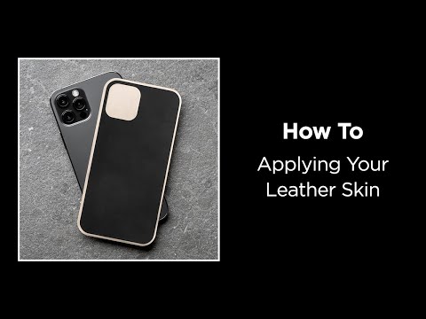 How to: Applying Your Nomad Leather Skin to Your iPhone