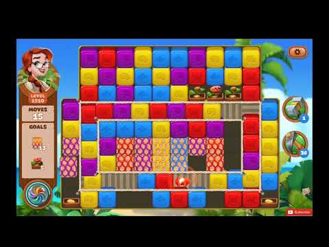 Lost Island Blast Adventure Level 1510 NO BOOSTERS - A S GAMING ✔