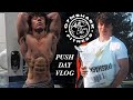 HUGE GYMSHARK UNBOXING | PUSH DAY FULLNESS | VLOG