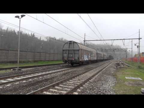 E.483-010 NORDCARGO IN TRANSITO CON CARRI MERCI A CARIMATE.(MI) 5 - 4 - 2016.