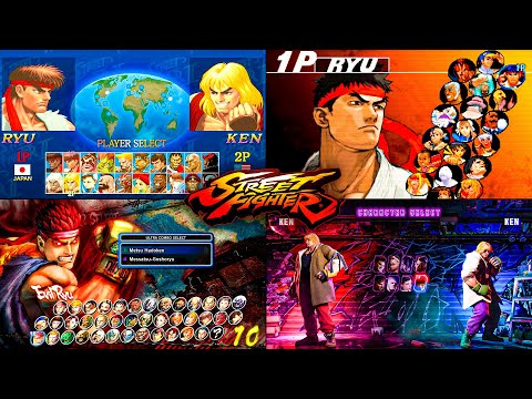 Evolution of Select Screen in ALL Street Fighter Games 1994-2023 | 2K 60FPS #streetfighter6 #sf6