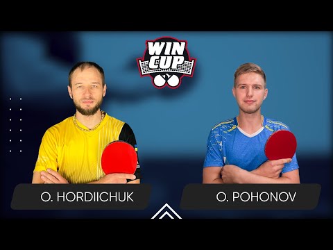 18:00 Oleksandr Hordiichuk - Oleksandr Pohonov 16.09.2024 WinCup Master. TABLE 1