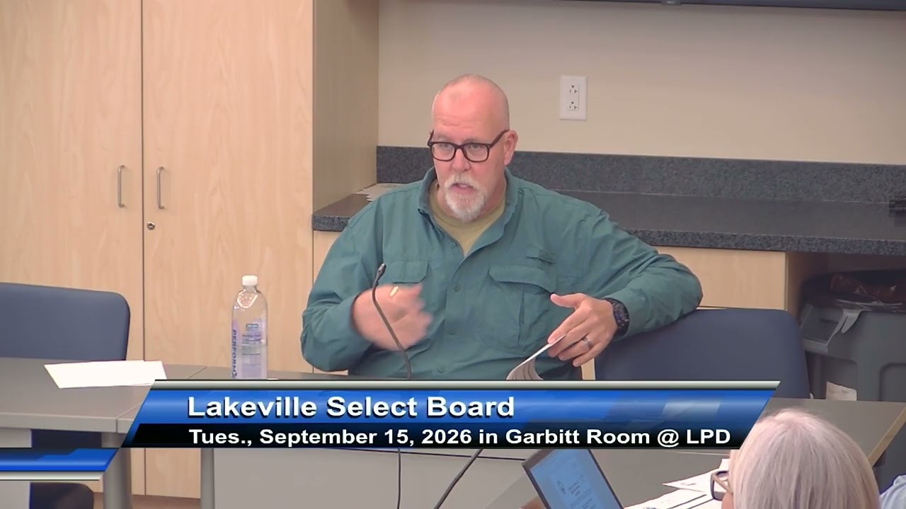 From the Select Board