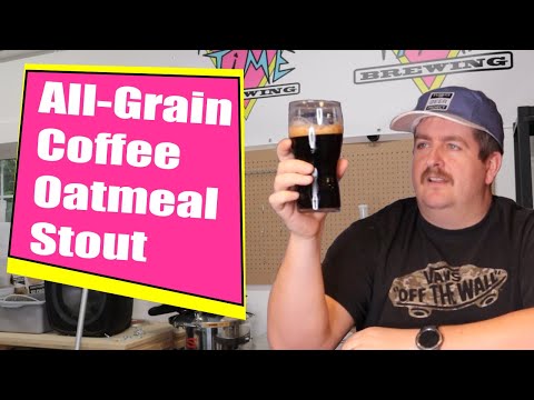 Cold Brewed Coffee Oatmeal Stout | Grain to Glass Recipe