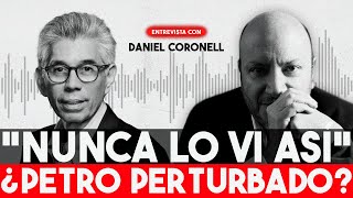 Coronell, after interviewing Petro: "Saliva began to accumulate at the corners of his lips."