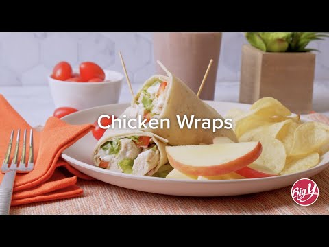 Easy Chicken Wrap Recipe: Mediterranean Wraps | Big Y Dig In & Do It