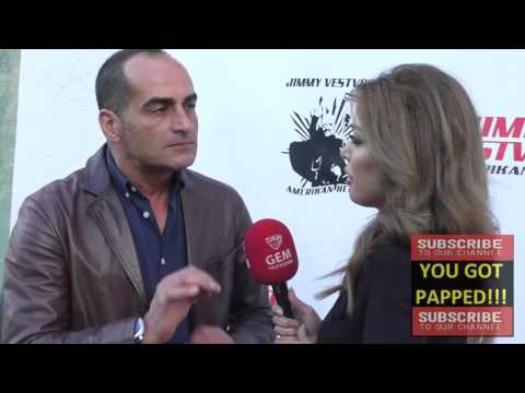Navid Negahban at Comedian Maz Jobrani's Premiere Of Jimmy Vestvood Amerikan Hero at  Laemmle Music