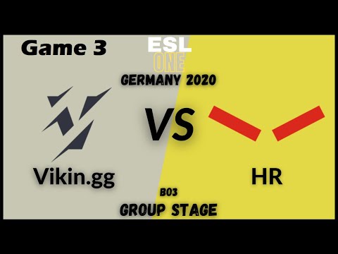 Vikin gg vs HR Game3 |BO3| - ESL ONE Germany 2020 Highligths!