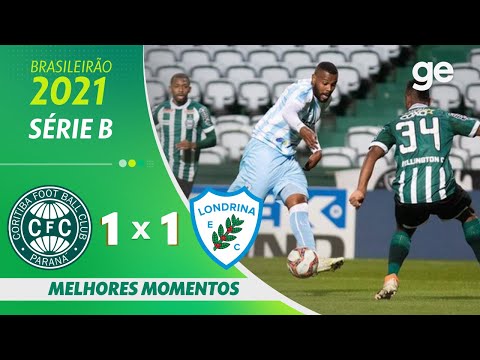 Gols e lances de Coritiba x Londrina