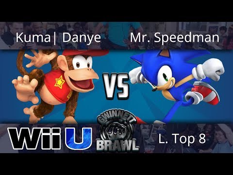 Gwinnett Brawl September 2018 - Kuma| Danye(Diddy) vs Mr.Speedman(Sonic) - Smash 4 L. Top 8