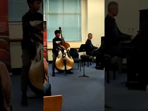 AChong on Double Bass at AUSTA 2022 - The Ragtime Bass Player