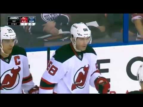 Jaromir Jagr First Goal as a New Jersey Devils 10/7/13