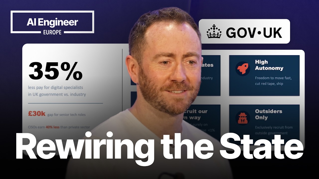 Eoin Mulgrew on 'Rewiring the State' with AI - AI Engineer