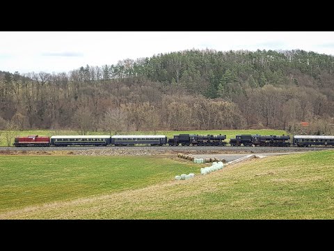 Überführung von ÖBB 52 1227 und 52 7612 von Hof nach Gera am 20.02.20222