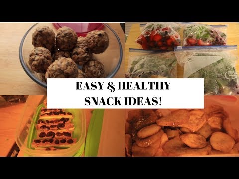 EASY & HEALTHY SNACK IDEAS! | Felicia Crowe93 Video