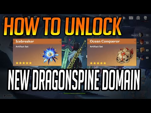 How to unlock New Dragonspine Domain !!!
