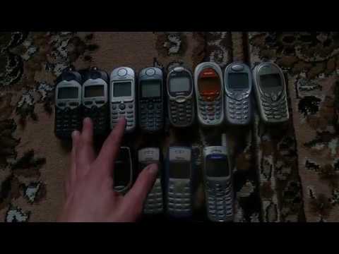Моя скромная коллекция телефонов Siemens и немного Nokia.