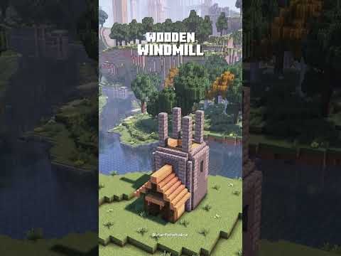 Minecraft Windmill Build ASMR  #minecraft #minecraftbuilding