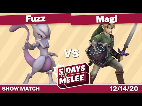 Fuzz (Mewtwo) VS Magi (Link) PM Show Match - 5 Days of Melee Day 1