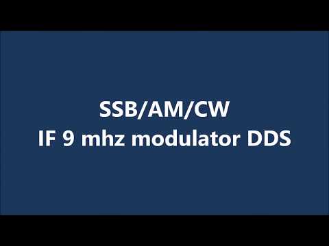 IF 9 DDS Modulator Ik2nbu AM/SSB
