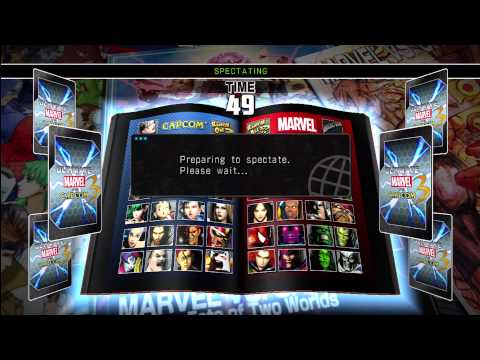 [HD] Ultimate Marvel Vs. Capcom 3 Online Lobby