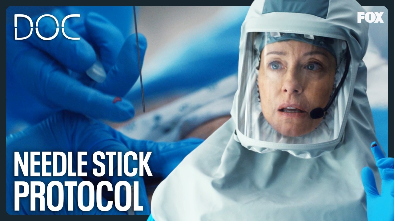 Amy Gets Struck With An Infected Needle While Trying To Save Richard’s Life | Doc