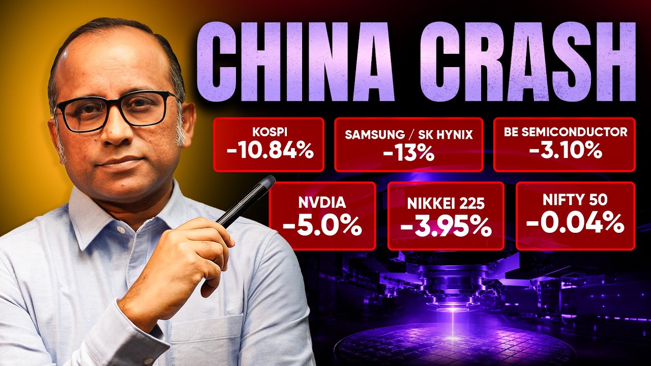 Korea में Lower Circuit लगा , Japan & NASDAQ Crash - China ने ऐसा क्या किया? #BullTrack #Nifty