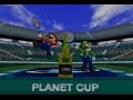 Mario Tennis Wii U Star Tournament Planet Cup End Credits Doubles