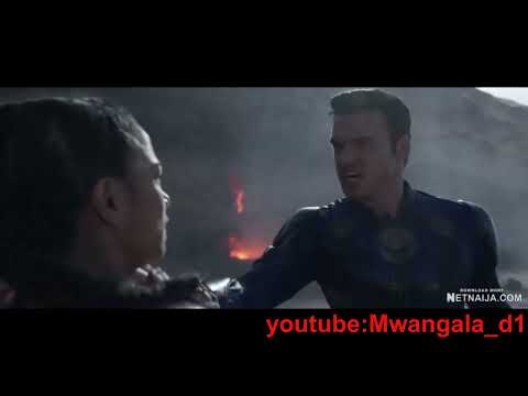 Makkari vs Ikaris fight scene