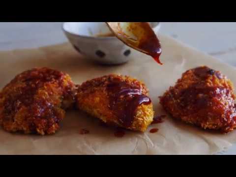 Oven fried southern hot honey chicken