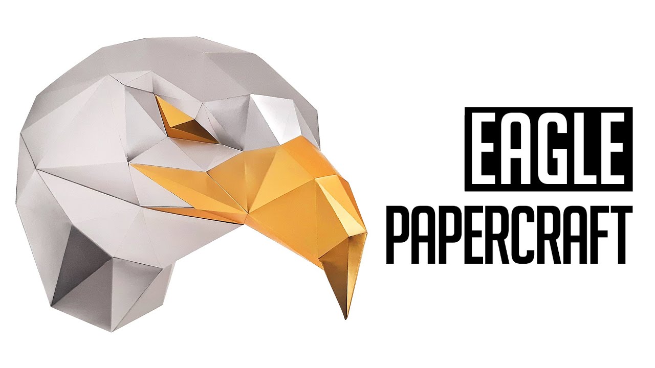 Águila Real: Cabeza Low-Poly 🦅