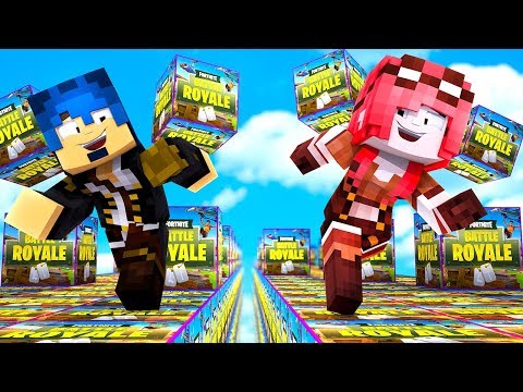 Minecraft ITA - LA GARA DEI LUCKYBLOCK DI FORTNITE
