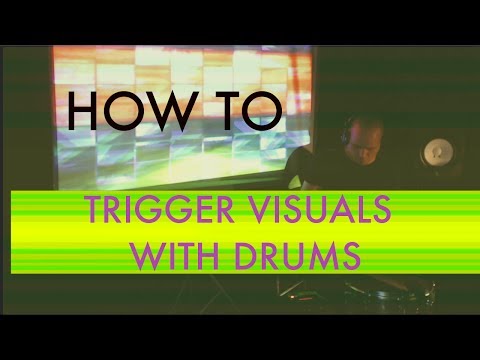 Trigger visuals with Drums - Part 5 -  COMBINE NOTE AND VELOCITY