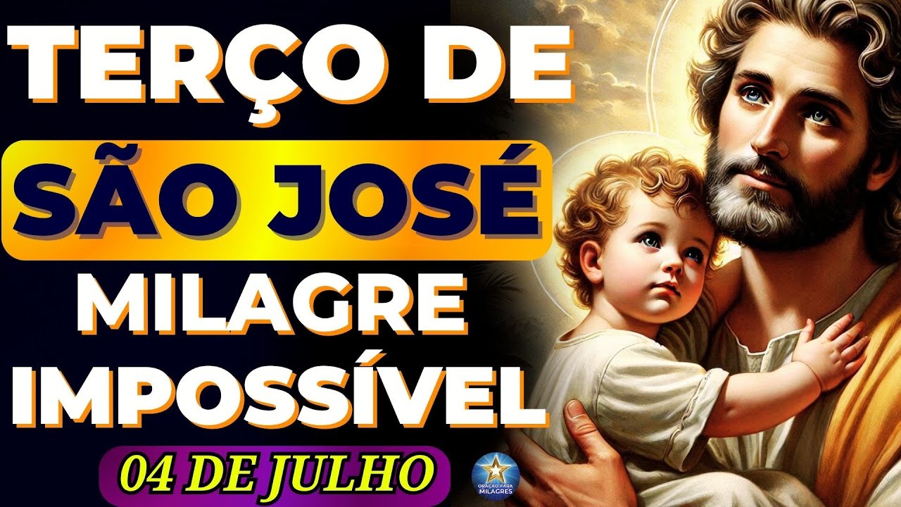 📿TERÇO DE SÃO JOSÉ POR UM MILAGRE IMPOSSÍVEL