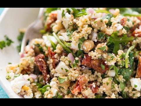 Couscous Salad with Sun Dried Tomatoes and Feta