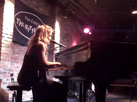 AMY CLARKE performing Solo at THE BITTER END, NYC - her original song 