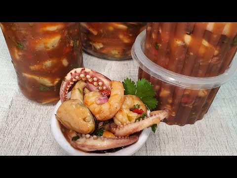 Cóctel de Frutos Del Mar 🌊 🍤 ..Rompe colchón, vuelve a la vida 💛 cóctel de camarones!