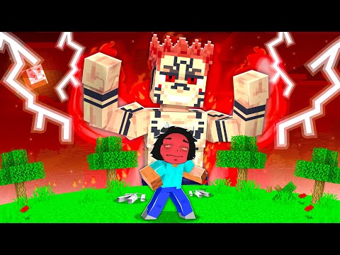 Insane Challenge: Beating Jujutsu Kaisen Minecraft as Sukuna