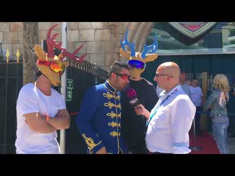 Peter Power von den Powerkrynern im Interview beim Megapark Opening 2018