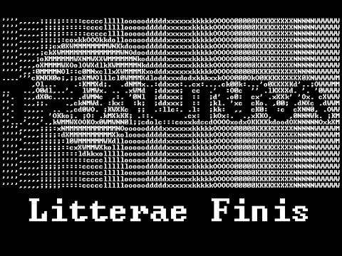 [Demo] [Textmode] Trauma - Litterae Finis (w/ music by !Cube)