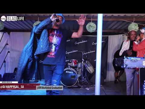 DJ HAPPY GAL KILLING THE AUDIENCE AT DR KHEHLELEZI GRADUATION