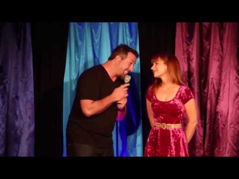 Jessica Snow Wilson and Joey Fatone sing "Suddenly Seymour"