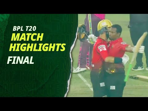 Bangladesh Premier League Final | Comilla Victorians vs Sylhet Strikers Highlights
