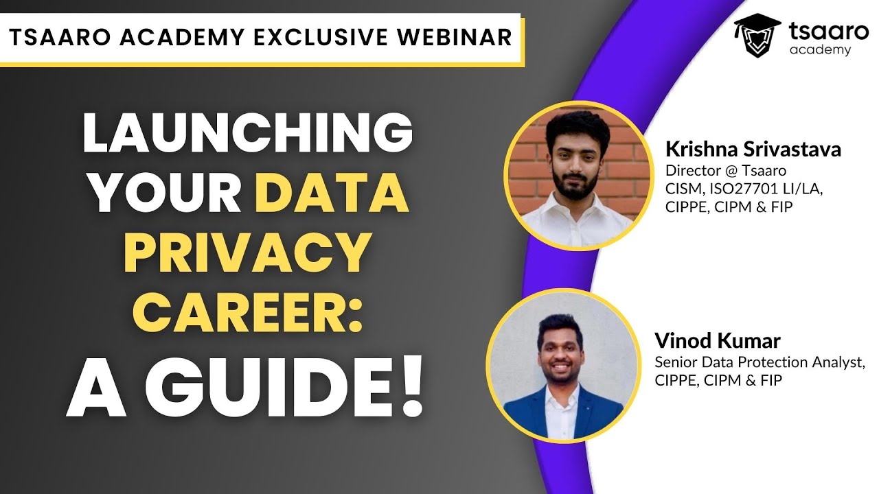 Launching Your Data Privacy Career: A Guide! #webinar #careergrowth #iapp #dataprivacy