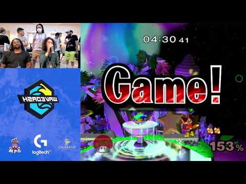 WaveDash 2023 Losers Round 3 - Verbose (Peach) Vs. Rogue (Fox) - SSBM Tournament